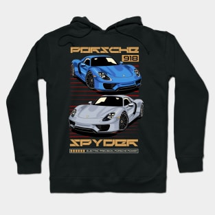 Classic Porsche Spyder 918 Hoodie